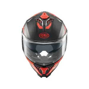 Typhoon-Helm - Matt Schwarz, Rot - Erwachsene - 2XL - 010116476