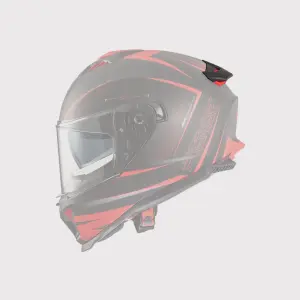 Typhoon Helm Spoiler - Zwart, Mat - Volwassene - 01331624