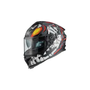 Typhoon MO Helm - Grau, Rot, Weiß, Schwarz - Erwachsene - XS - 010118295