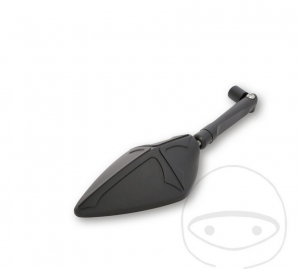 Universal black mirror left-right HIGHSIDER ORLANDO M10 mm (left-hand thread) - JM
