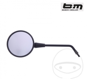 Universal Round Black Left-Right Mirror Busch & Müller M8 mm for Handlebar Mounting - JM