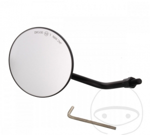 Universeller Schwarzer Spiegel Links-Rechts M8 x 1.25 mm - JM