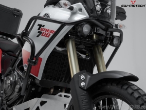 Upper crash bar - black steel - Yamaha Ténéré 700 ('19-) - SW-Motech