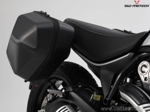URBAN Side Case Set (2x16.5L) and SLC Carriers - 33.0L - Ducati Scrambler Models ('18-) - SW-Motech
