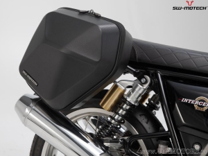 URBAN Side Case Set (2x16.5L) and SLC Mounts - 33.0L - Royal Enfield Interceptor / Continental - SW-Motech