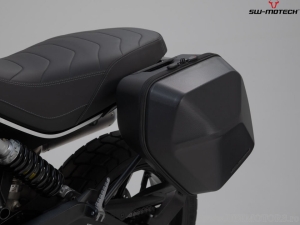 URBAN Side Case Set and Left SLC Carrier - 16.5L - black - Ducati Scrambler models - SW-Motech