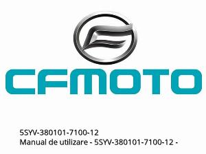 User Manual - 5SYV-380101-7100-12 - CFMOTO