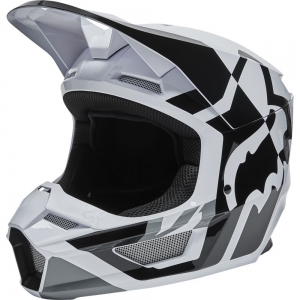V1 LUX HELM, ECE [SCHW/WEIß]: Größe - 2X