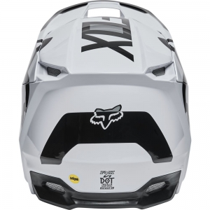 V1 LUX HELMET, ECE [BLK/WHT]: Size - 2X