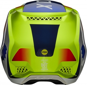 V3 RS bedrade helm [Geel Flo]: Maat - XL