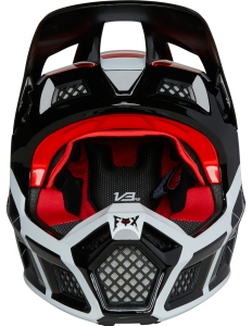 V3 RS CELZ HELM, ECE [RD/ZW/WIT]: Maat - M