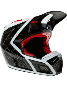 V3 RS CELZ HELM, ECE [RD/ZW/WIT]: Maat - M