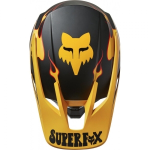 V3 RS SUPR TRIK HELMET, ECE [BLK/YLW]: Size - M