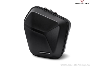 Valigia laterale (sidecase) sinistra URBAN per supporto SLC - plastica ABS - Poliestere / 16,5L / nero - SW-Motech
