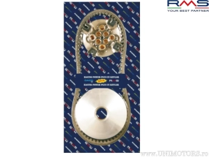 Variator complet si curea transmisie - Aprilia / Malaguti / MBK / Minarelli / Yamaha 50cc 2T - RMS