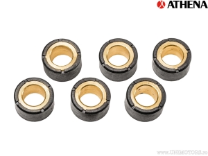 Variator rollers 19x15.5mm (set of 6 rollers / 5.8g) - Derbi Atlantis 02 Bullet 5 / Gilera Runner 50FL / Piaggio ZIP 50 Euro1 - 