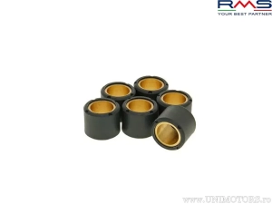 Variatorrollen - 25x17mm (Satz mit 8 Rollen / 18,6g - 21,4g) - (RMS)