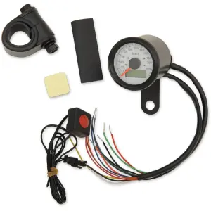 Velocímetro métrico mini programable de 1-7/8" con luces indicadoras - 22100423