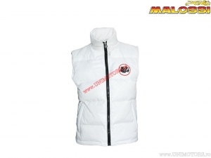 Vesta rembourrée Racers (taille L) - blanche - Malossi