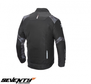 Veste d'été de course pour hommes modèle Seventy SD-JR52 couleur: noir/camouflage