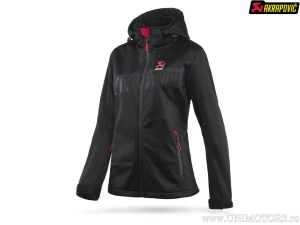 Veste soft shell pour femme Corpo - Taille: M - Matière: 100% polyester - Couleur: Noir/Rouge - Akrapovič