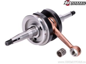 Virabrequim - Peugeot Elystar 50 E2 / Looxor 50 2T E2 / Speedfight 2 50 LC E2 / Vivacity 2 50 2T rodas 12 polegadas E2 - Naraku