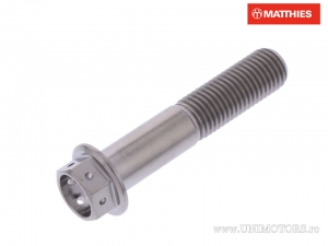 Vis à tête hexagonale Pro Bolt M10 x 1.25 x 50 mm en titane avec poignée de course - JM
