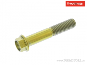 Vis à tête hexagonale Pro Bolt M10 x 1.50 x 55 mm Titane doré - JM