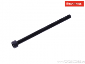 Vis à tête ronde Pro Bolt M6 x 1.00 x 85 mm aluminium noir - JM