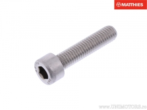 Vis à tête ronde Pro Bolt M8 x 1.25 x 35 mm acier inoxydable A4 argenté - JM