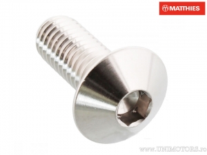 Vis de bouchon de boulon Pro Bolt M8 x 1,25 x 20 mm acier inoxydable A4 argent - JM
