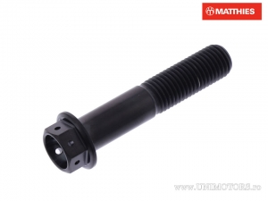 Vis de bouchon hexagonal Pro Bolt M10 x 1.25 x 50 mm Titane Racing Noir - JM