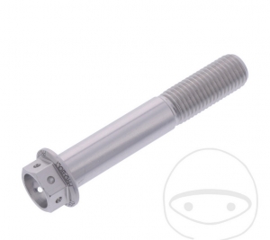 Vis de bouchon hexagonal Pro Bolt M10 x 1.25 x 60 mm en aluminium Racing argenté - JM
