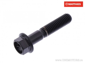 Vis de bouchon hexagonal Pro Bolt M5 x 0.80 x 25 mm titane noir - JM