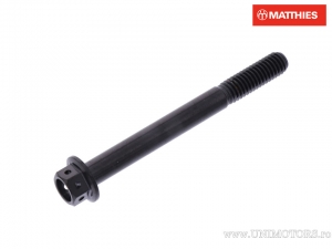 Vis de bouchon hexagonal Pro Bolt M6 x 1.00 x 60 mm en acier inoxydable A4 Racing noir - JM