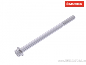 Vis de bouchon hexagonal Pro Bolt M6 x 1.00 x 80 mm Aluminium Racing Argent - JM