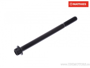 Vis de bouchon hexagonal Pro Bolt M6 x 1.00 x 80 mm en titane de course noir - JM