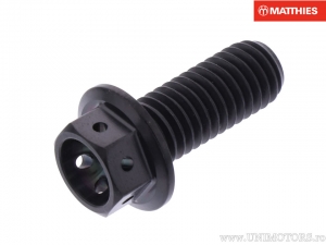Vis de bouchon hexagonal Pro Bolt M8 x 1.25 x 20 mm titane Racing noir - JM