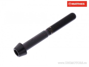 Vis de capuchon conique rond Pro Bolt M5 x 0.80 x 40 mm titane noir - JM