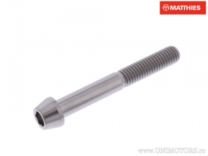 Vis de capuchon conique rond Pro Bolt M8 x 1.25 x 55 mm titane argenté - JM