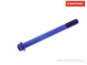 Vis de capuchon hexagonal Pro Bolt M10 x 1.25 x 110 mm titane bleu - JM
