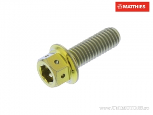 Vis hexagonale double Pro Bolt M5 x 0,80 x 15 mm titan Racing or - JM