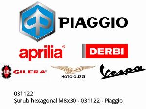 Vis hexagonale M8x30 - 031122 - Piaggio