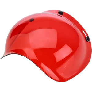 Viseira vermelha (bubble visor) para capacete Custom Rider - Le Mans - Le Mans SV