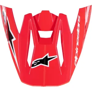 Visera de Casco Supertech M5 - Negro, Rojo - Adulto - Talla Única - 01321730