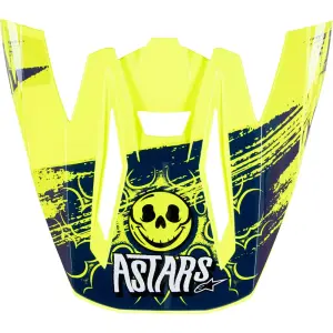 Visière de Casque Supertech M5 - Jaune, Bleu Foncé - Adulte - Taille Unique - 01321735