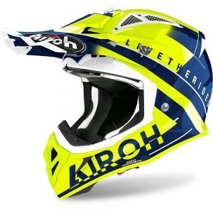 VISIER AVIATOR ACE AMAZE BLAU GLÄNZEND: Größe - XL