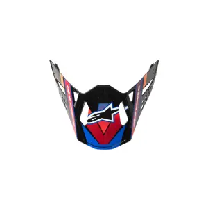 Visier für Supertech M10 Era Helm - Blau, Rot, Gelb - Erwachsene - Einheitsgröße - 01321909