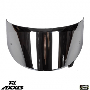 Visiera argento (tipo specchio) per casco integrale Axxis Draken S - tipo MT-V-18C - compatibile con il nuovo modello di casco A