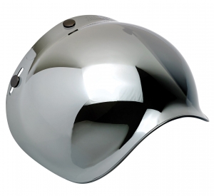 Visiera specchio cromata (argento) (visiera a bolla) per casco Custom Rider - Le Mans - Le Mans SV